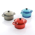 Crock-Pot Pembury 9.6oz Casserole w/ Lid in PDQ - 3 Assorted Colors - Solid Color - Stoneware - PDQ