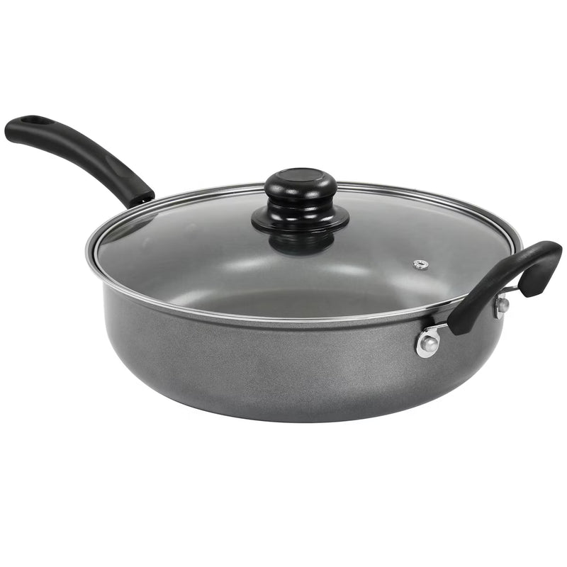 Gibson Home Highberry 11" Carbon Steel Chicken Fryer w/ Lid - Shrink Wrap w/ Color Label