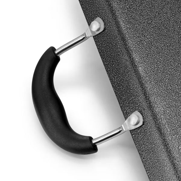 Oster Clairborne 19" x 11" Aluminum Griddle Pan - Charcoal Grey - Rectangle - Nonstick Interior & Hammered Exterior - Bakelite Handle - Color Label