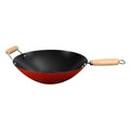 Gibson Everyday Hallandale 11.8" Carbon Steel Wok - 3 Assorted Colors - Color Sleeve