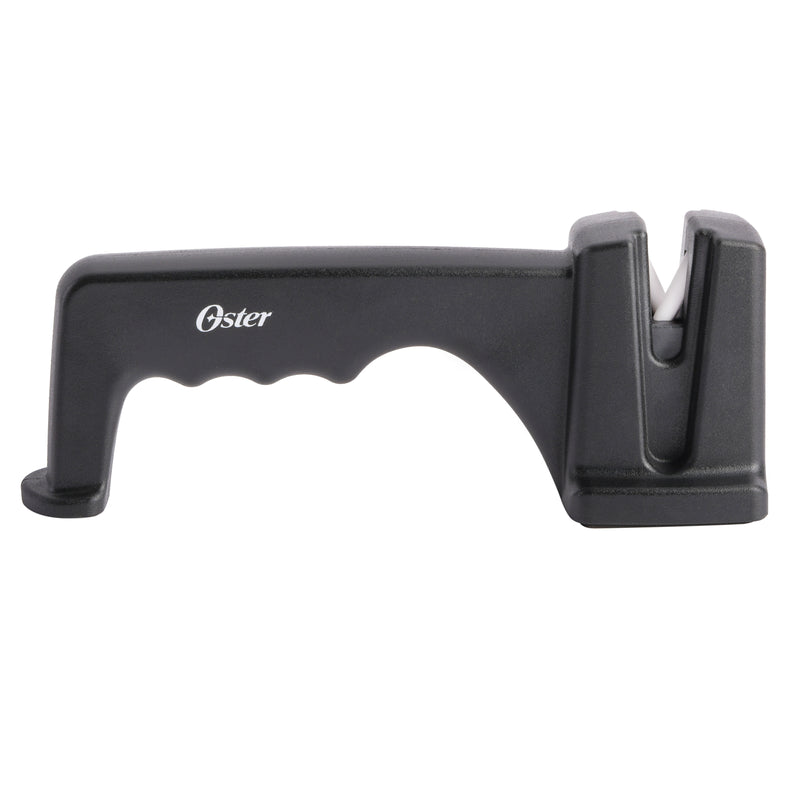 Oster Trussville 7.5" x 3.0" Knife Sharpener - Black - PP Handle - Gift Box