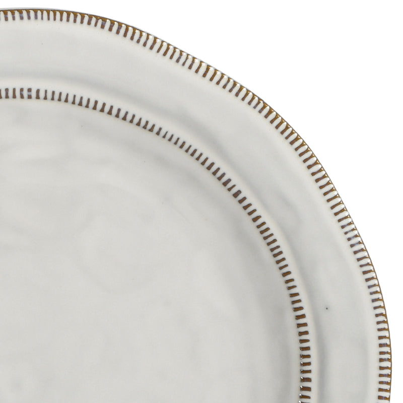 Gibson Elite Terranea 12pc Dinnerware Set - Reactive - Terracotta - GBX - White