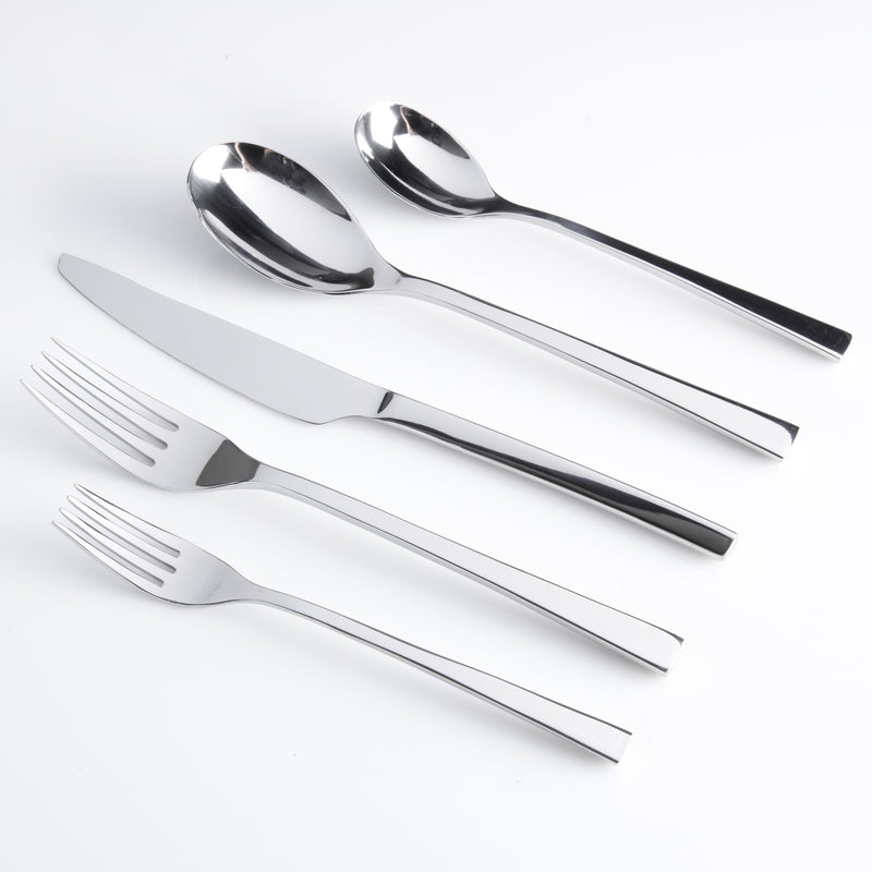 Gibson Elite Sparland 20pc Forged Flatware Set - Mirror Polished - Gift Box