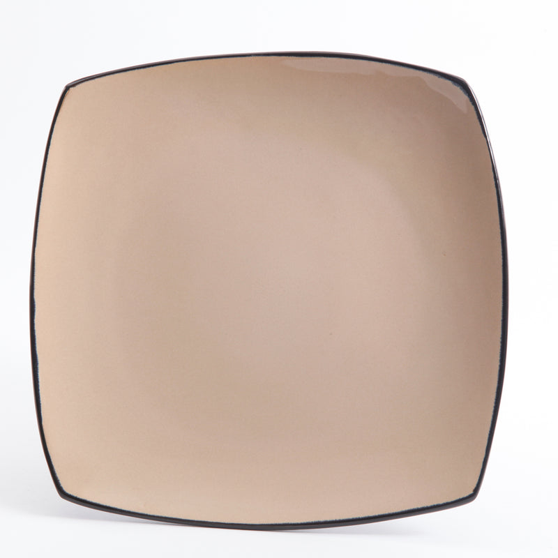 Soho Lounge 16pc Dinnerware Set - Soft Square - Reactive - Stoneware - GBX
