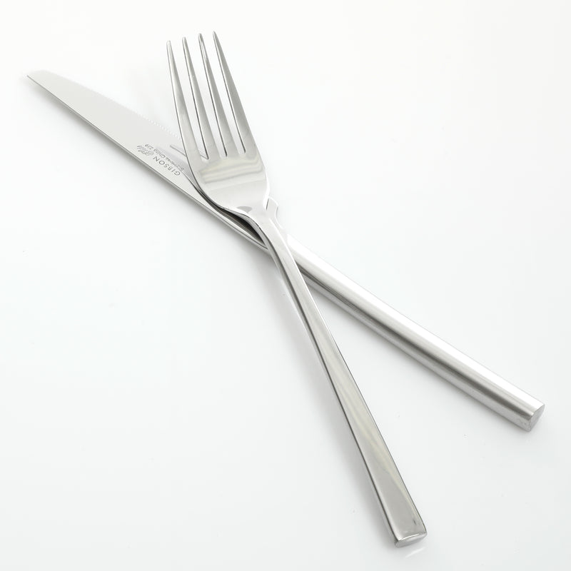 Gibson Elite Sparland 20pc Forged Flatware Set - Mirror Polished - Gift Box