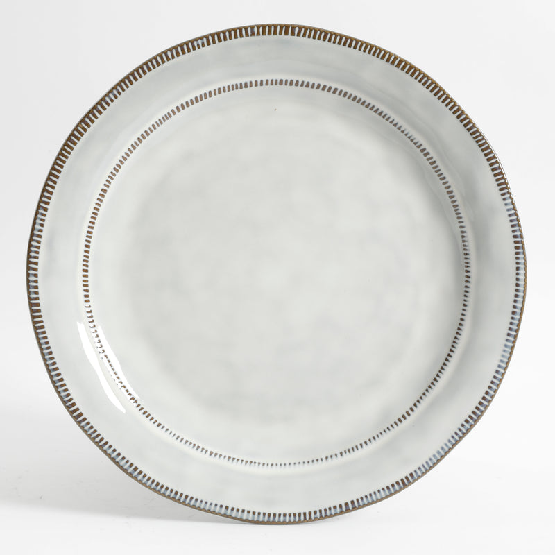 Gibson Elite Terranea 12pc Dinnerware Set - Reactive - Terracotta - GBX - White