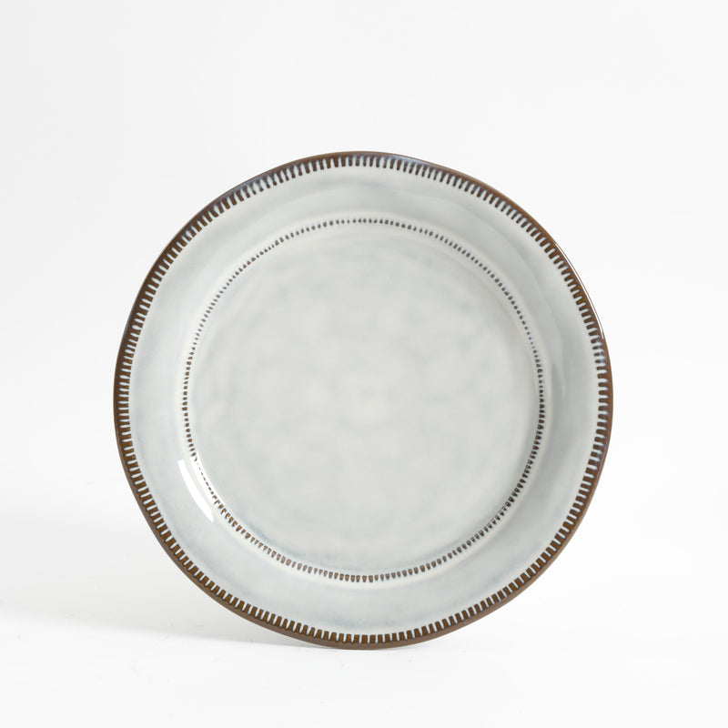 Gibson Elite Terranea 12pc Dinnerware Set - Reactive - Terracotta - GBX - White