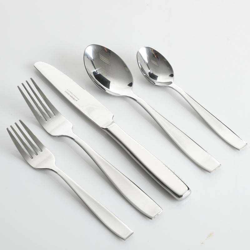 Gibson Home Castleford 20pc Flatware Set - Mirror Polished - Hollow Handle - Stainless Steel - Gift Box