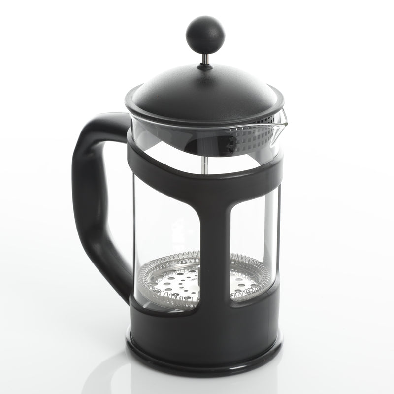 Mr. Coffee Brivio 28oz Glass Coffee Press w/ Scoop - Black - PP Handle & Knob - Gift Box