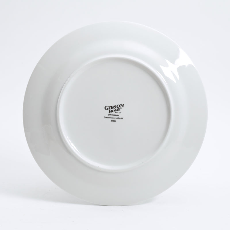 Gibson Home Noble Court 30pc Dinnerware Set - White - Fine Ceramic - Gift Box