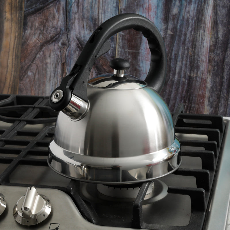 Mr. Coffee Claredale 1.9qt Stainless Steel Tea Kettle - Nylon Handle - Gift Box