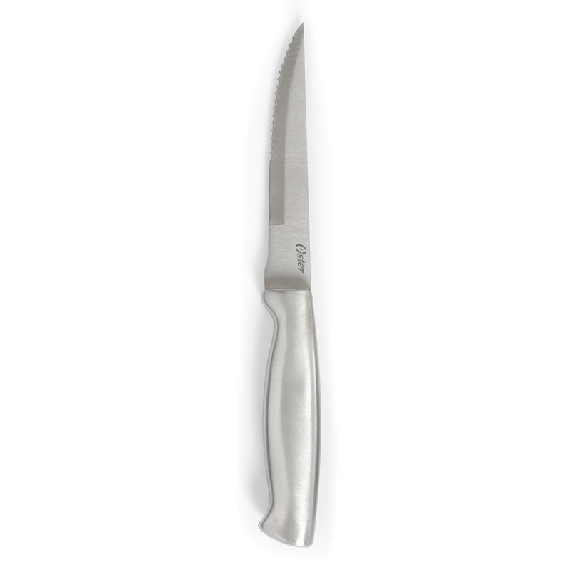 Oster Baldwyn 4pc 4.5" Stainless steel Steak Knives Set - Clam Pack